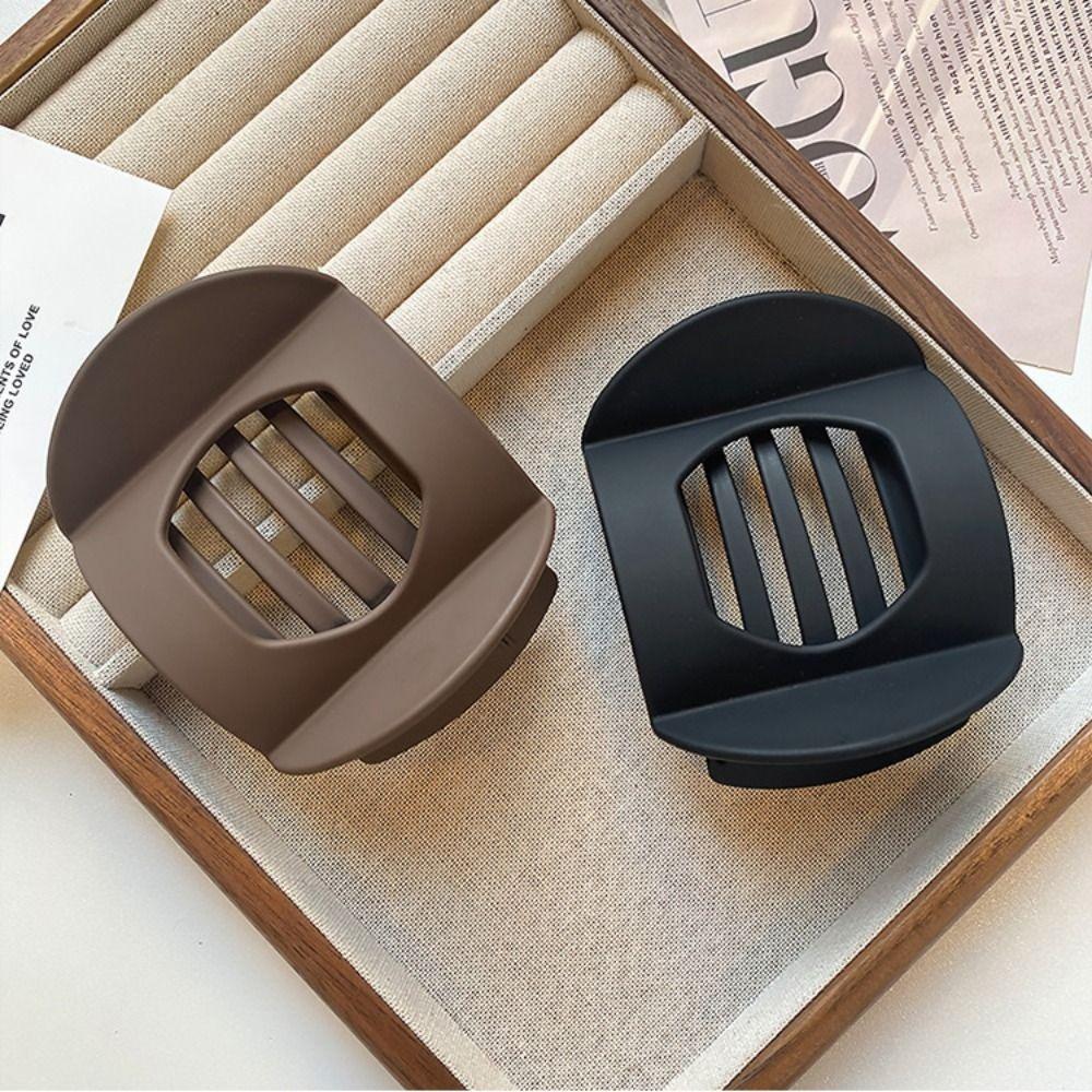 Matte Hair Claw Clip Flat Hair Barrettes New Hairpin For Women