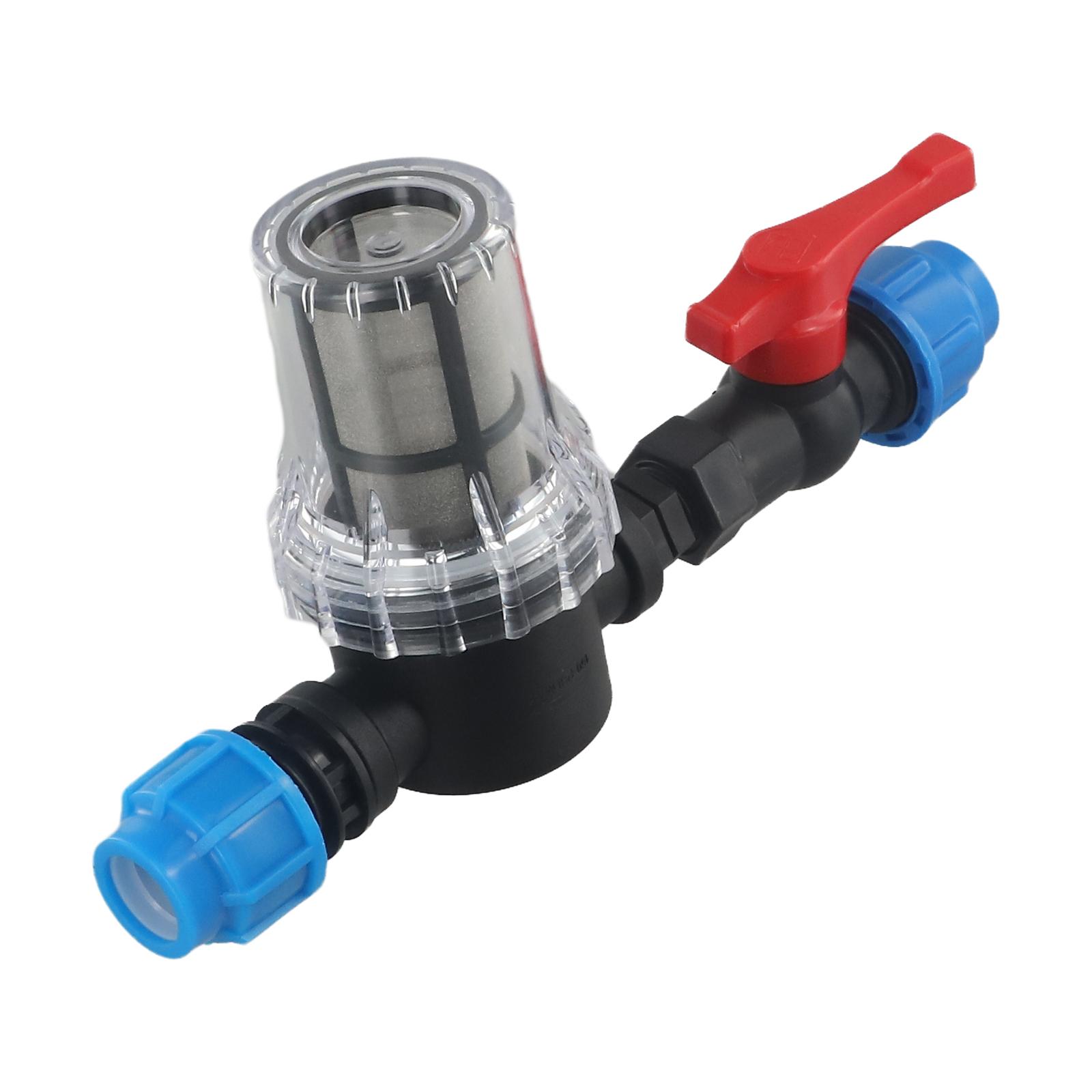 

Specifications Filter Drip Irrigation Easy To Clean Filter Garden Drip Plastic Tube Quick Connector Installation 20mm