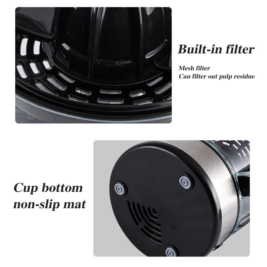 Storcator de citrice electric Yousheng, de calitate alimentară, fără BPA, 18000 rpm, de mare viteză, ușor de curățat, automat, transparent, storcator de fructe de portocale