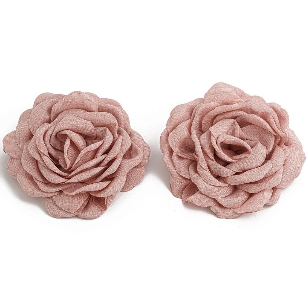 

1 Pair Large Statement Pierced Earrings Elegant Simulation Petals Earrings Women Jewelry