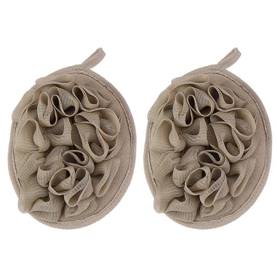 2 szt. Kula do kąpieli Modna Ekologiczna Wygodna Trwała Niezwykle Twarda Gąbka do kąpieli dla Dorosłych