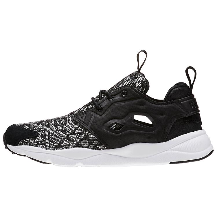 

Reebok Furylite Gt Running Shoes Black/White/Grey Women s BD4461 35.5