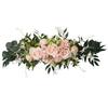 Artificial Rose Flower Wedding Chair Back Flower Arrangement For Ceremony Backdrop And Engagement Table Centerpieces