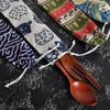 4Pcs Portable Utensil Pouch Japanese Drawstring Bag For Straw Spoon Chopstick Travel Cutlery Organizer Lightweight