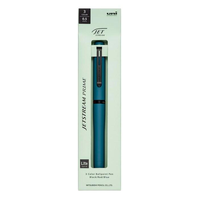 Mitsubishi Pencil 3-Color Ballpoint Pen Jetstream Prime Rotating 0.5 Ivy Green SXE3LPR05.39
