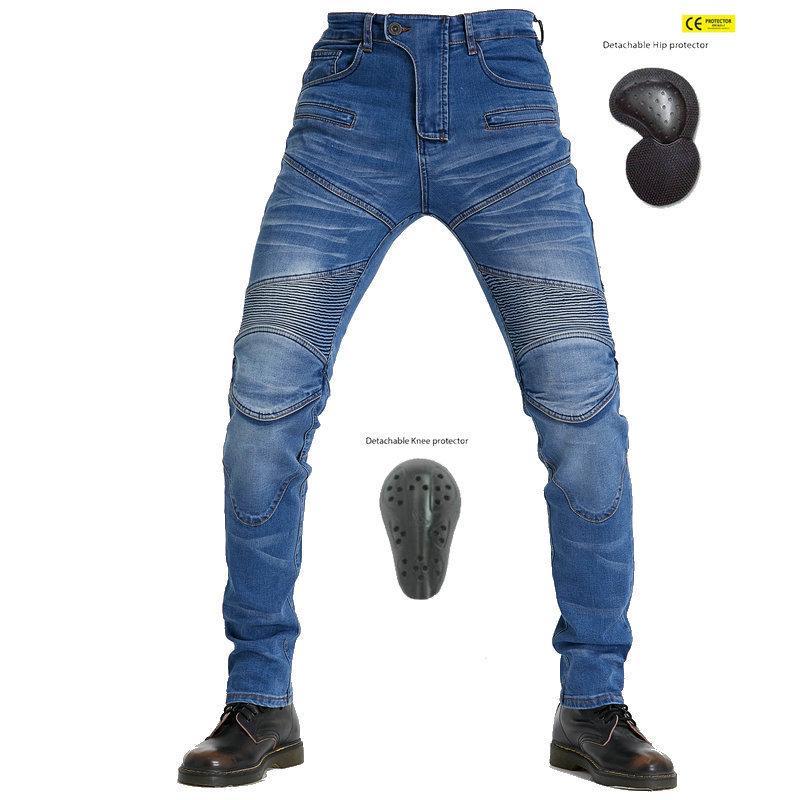 Men's PK-718 Anti-Fall Motorcycle Riding Jeans