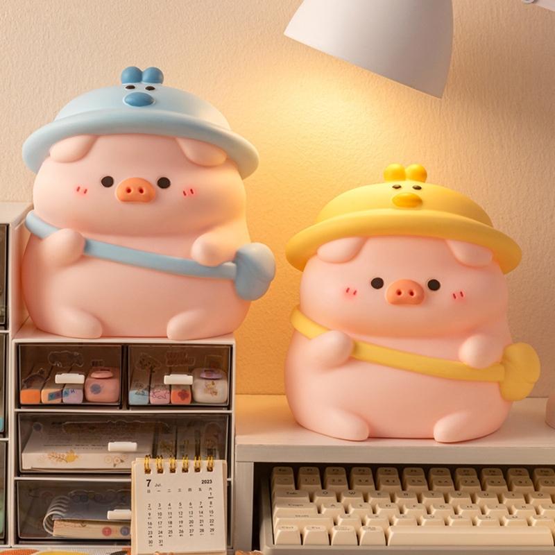 Piggy Banks,Unbreakable Pig Coin Box for Kids,Cute Animal Money Banks Birthday Gift for Boys Girls,Coin Saving Boxes