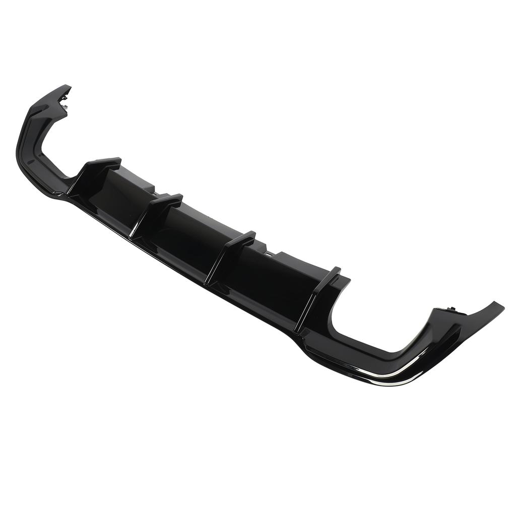 Gloss Black Maxton Style Rear Bumper Diffuser Valance Rugged Durable High Strength For MK8 2021+