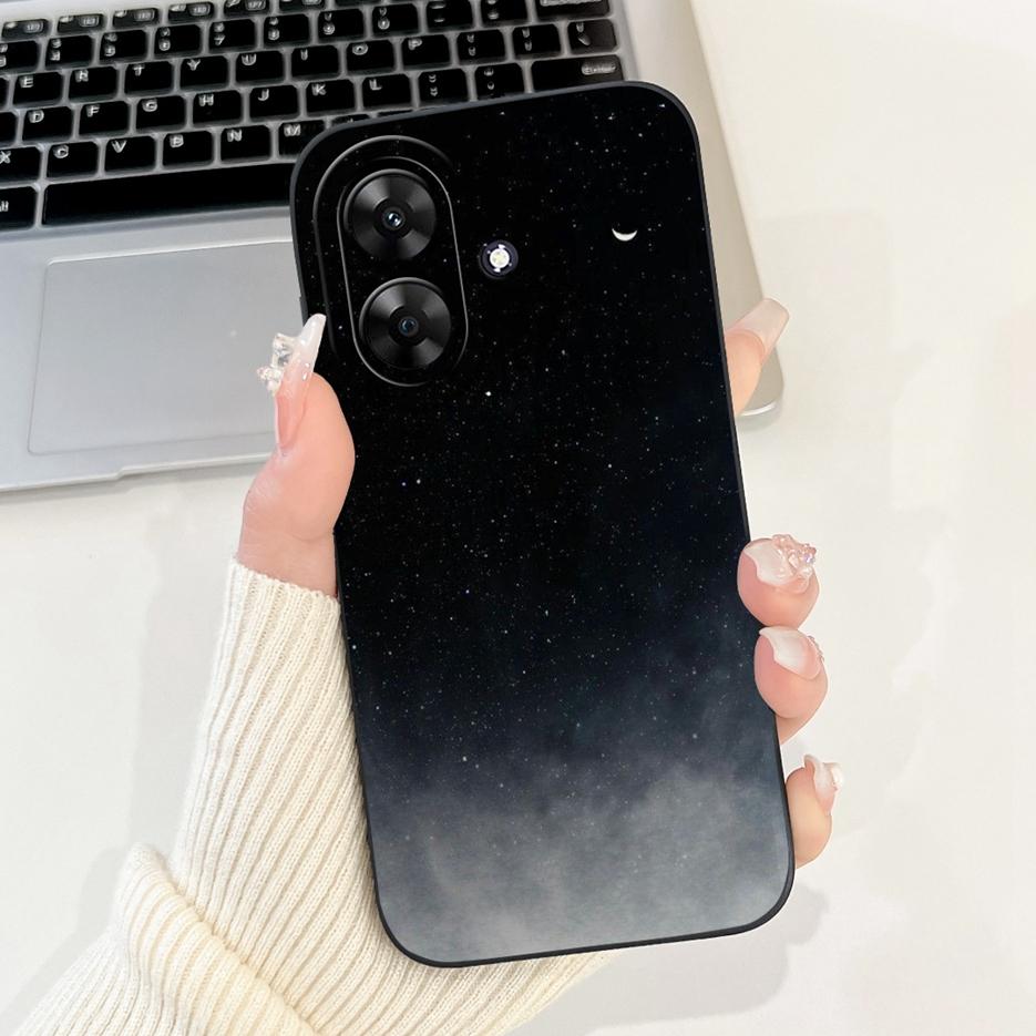 Für Realme Note 60 Hülle Luxus Kunst Bemaltes Cover Stoßfest Weiches Silikon Handyhülle Für Realme Note 50 Note50 Note60 Rückseite