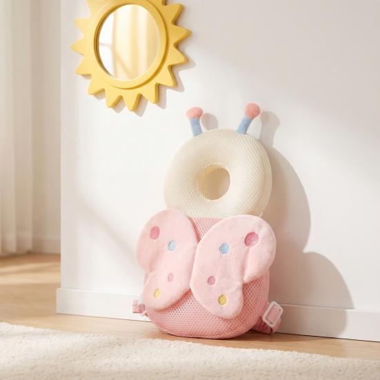 Zaino Protettore per la Testa del Bambino Yousheng, Imbottitura Morbida Riempita Previene le Cadute all'Indietro dei Neonati, Carino Zaino Cuscino Animale di Peluche per la Sicurezza della Testa dei Bambini Piccoli