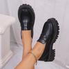 Thick-soled Small Leather Shoes for Women's British Style Autumn New Muffin Sole Single Shoes for Women's Japanese Soft Sister Jk Women