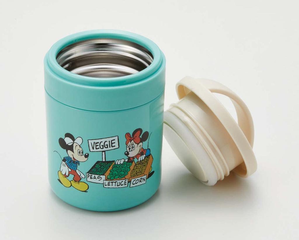 Skater Antibacterial Insulated Soup Disney Mickey Mouse Green World Jar/Pot, 300ml, Design, LJFC3AG-A