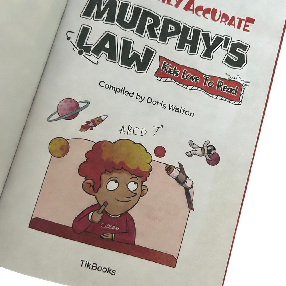 Murphy's Law Learning Book For Kids 8-12 Years Illustrated Fun Educational Concepts for Builds Resilience and a Growth Mindset