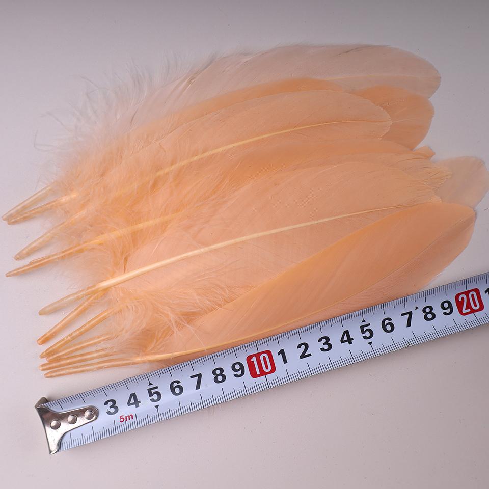 100Pcs Colored Goose Feathers for Decorating Christmas Crafts Dress Jewelry Fringe Accessories 6-8 inch 15-20CM