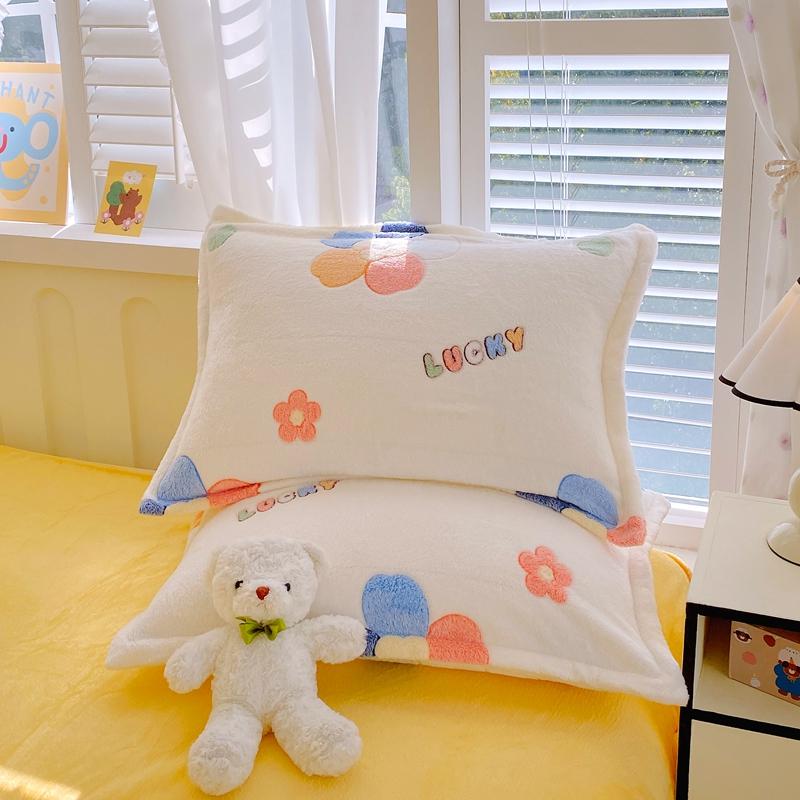 

Milk Velvet Pillowcase, 2 Piece 48x74cm Pillowcase(No Core) 2 Piece 48x74cm