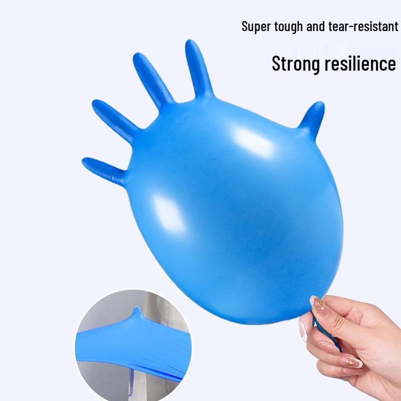 Durable Waterproof Nitrile Latex-Free Disposable Kitchen Gloves