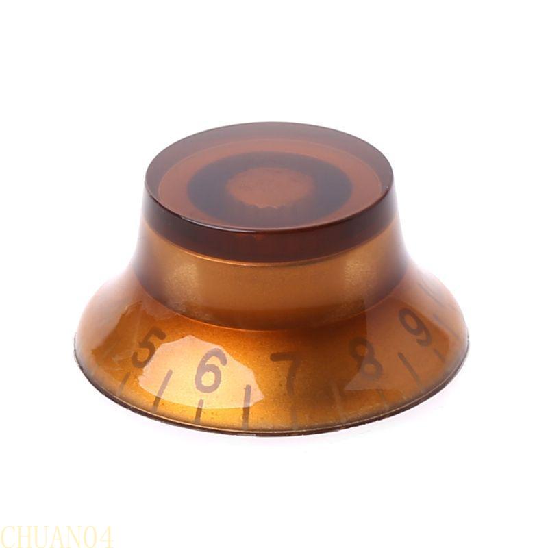 A1A2 1pc Knob Button Guitar Tone Volume Control For LP Guitar Parts Coffee коричневый