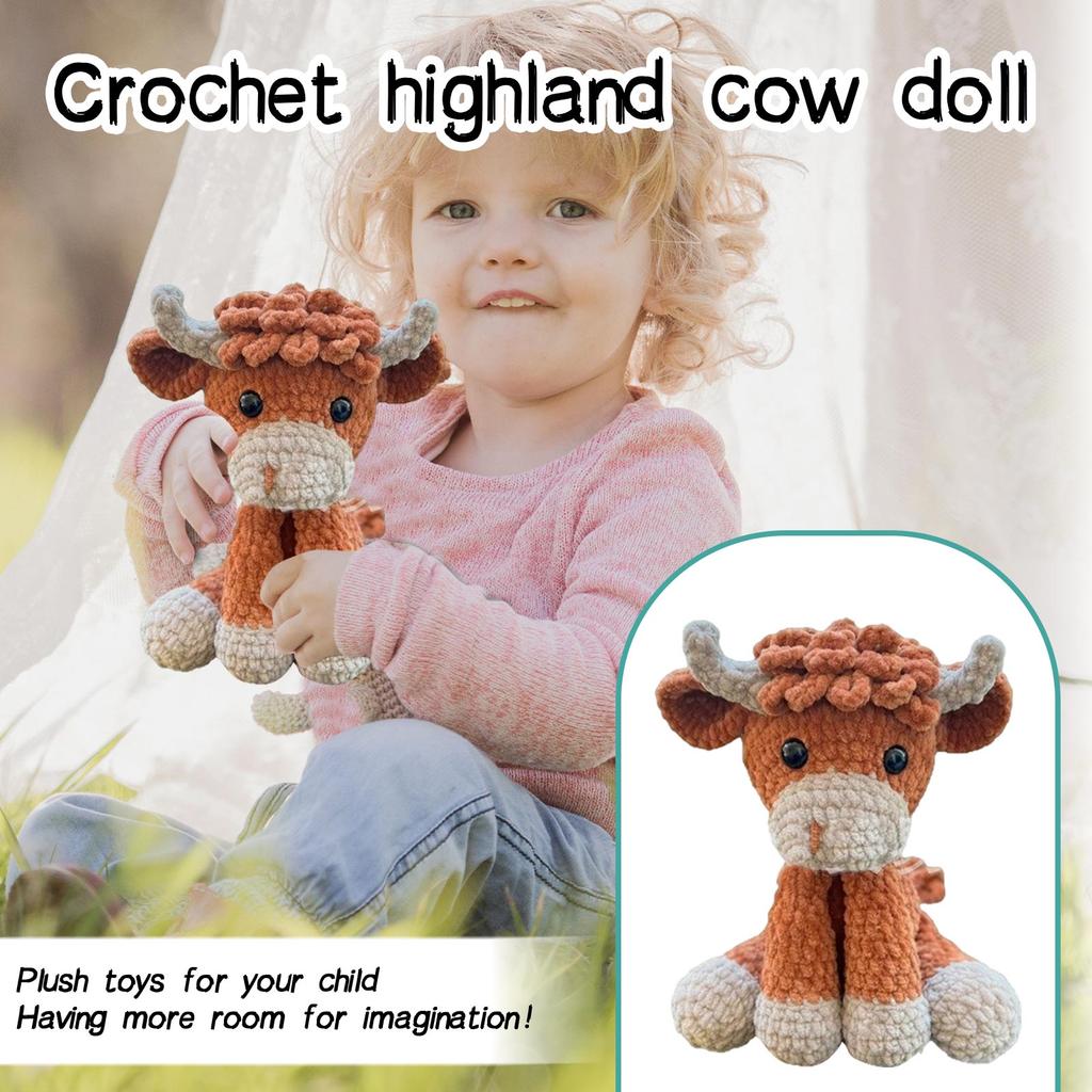 Crochet  Cow Is A Fun Companion For Children And Is Suitable As A Gift For Family, Friends And Children