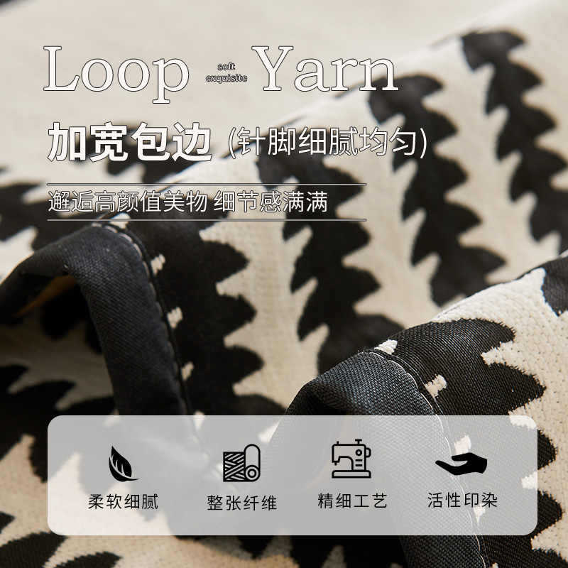 Sofa Cushion Universal In All Seasons  New Chenille Nordic High-End Sofa Cover Seat Cushion Non-Slip Cover Cloth Towel