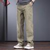 Men's Spring Summer Loose Straight-Leg Workwear Casual Pants