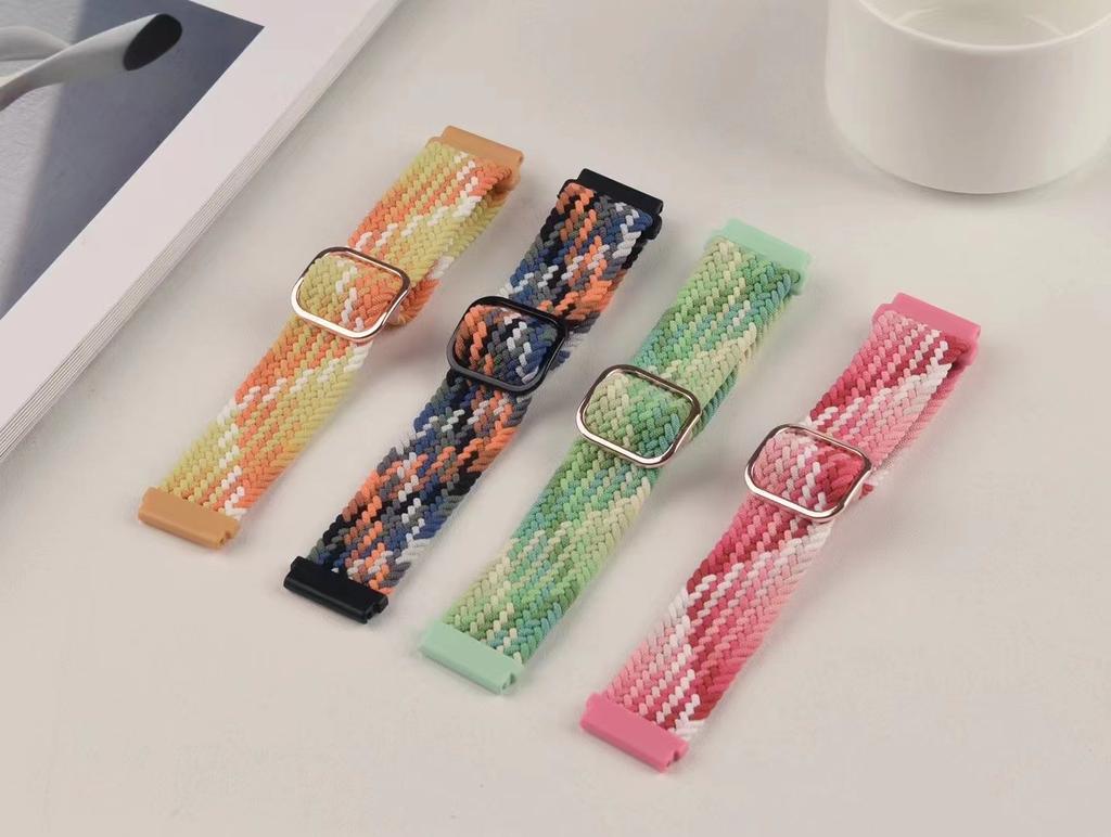20/22mm Gevlochten Nylon Bandje Voor COROS APEX 4/PACE Pro/4 3 2 Verstelbare Armband Voor CMF Watch 3/2/1 Pro Suunto Race 2/S/Run Band