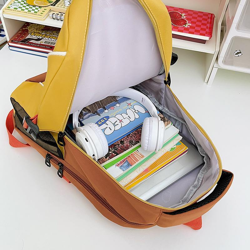 Schoolbag1011 New School Bag Women's Large Capacity Fashion Backpack High School Students Junior High School Students Elementary School Students Trend