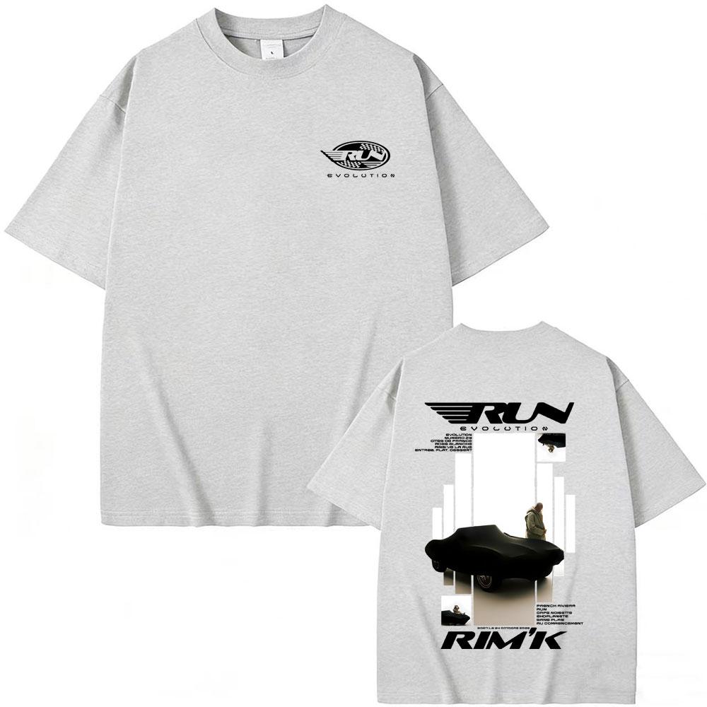 Rapper RimK Run Album Graphic Tshirt Unisex Women Hip Hop Fashion Pop Music Tshirt Male Casual Cotton Vintage T Shirt Streetwear