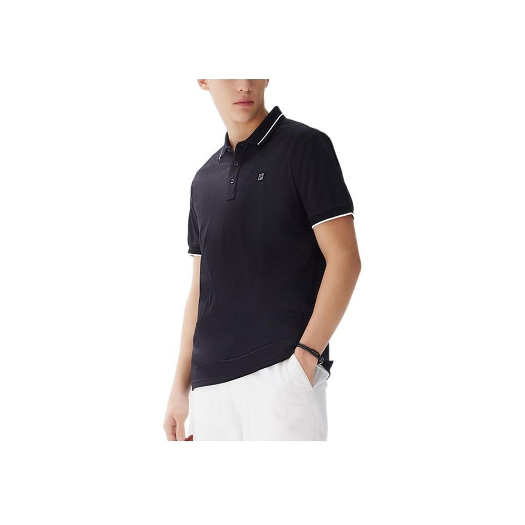 New FILA Polo Shirts Men's Black F51M228106F-BK