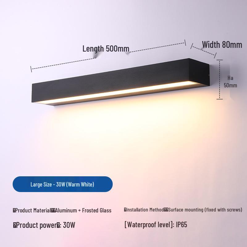 Creative Waterproof Wall Lamp for Living Rooms, Bedrooms, Hallways, and Staircases