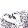 Stilvolle, elegante Damen-Schwanen-Brosche für Braut, Hochzeit, Party, Alltag, Schmuck, Geschenk