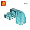 98 Stück/Los 6005 Bogen 1x3x2 Gebogene Oberseite Baustein Moc-Anbauteile Kompatibel mit Ziegel Kinder Spielzeug Geschenkbox