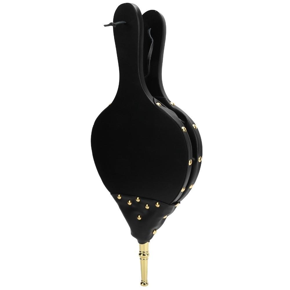 Metal Nozzle Fireplace Bellows MDF Board Campfire Air Blower Wood Stove Blower  Fireplace Bonfire
