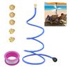 Hose Mister for Outside Flexible Misting System Cooling Mister Portable Water Mister for Patio Chicken Coop Garden Backyard Bird Bath