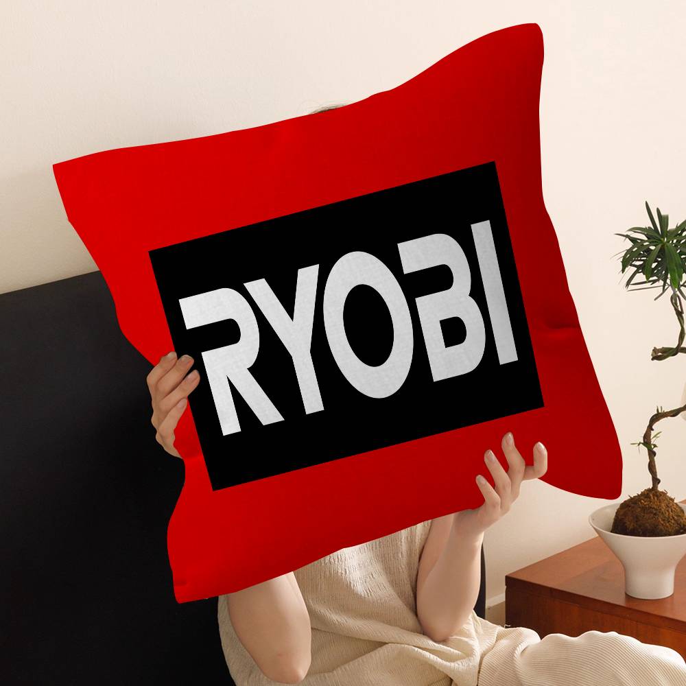 R-Ryobi Personalized Pillow Cover Kids Bedroom Wild Party Decor Pillowcase Kid Birthday Shower Gift