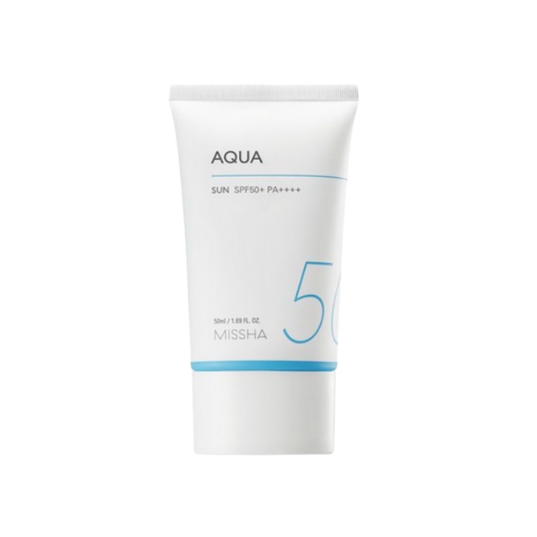 

MISSHA All Around Safe Block Aqua Sun Cream SPF50+ PA++++ Увлажняющий солнцезащитный крем с защитой от УФ-лучей 50 мл