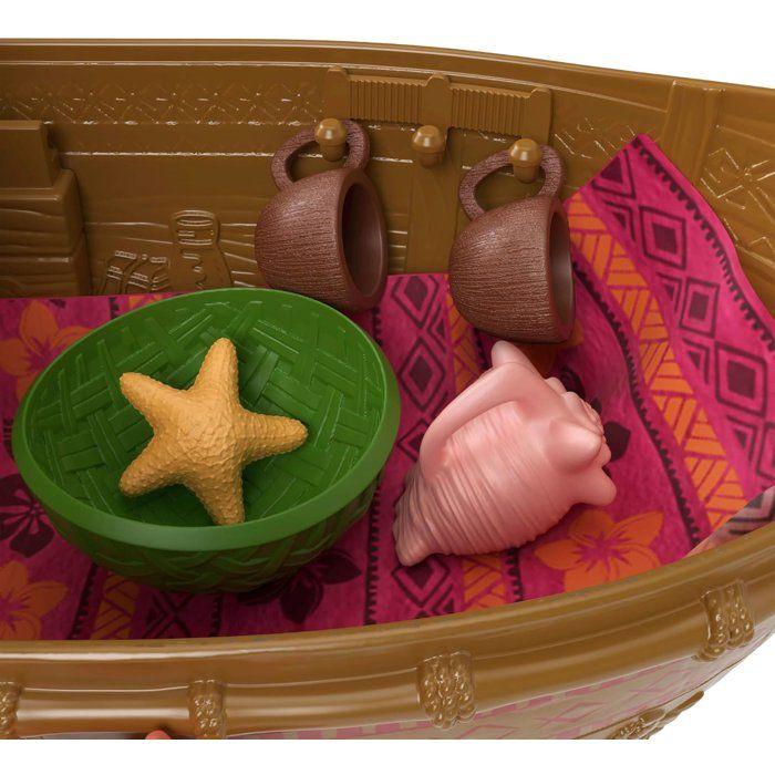 Bateau jouet - DISNEY VAIANA - JLN22 - La Grande Pirogue - Flotte sur l'eau - Accessoires inclus