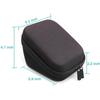 Portable Blood Pressure Monitor Bag High Capacity Waterproof Tonometer Storage Bag Zipper Closure for Omron Blood Pressure