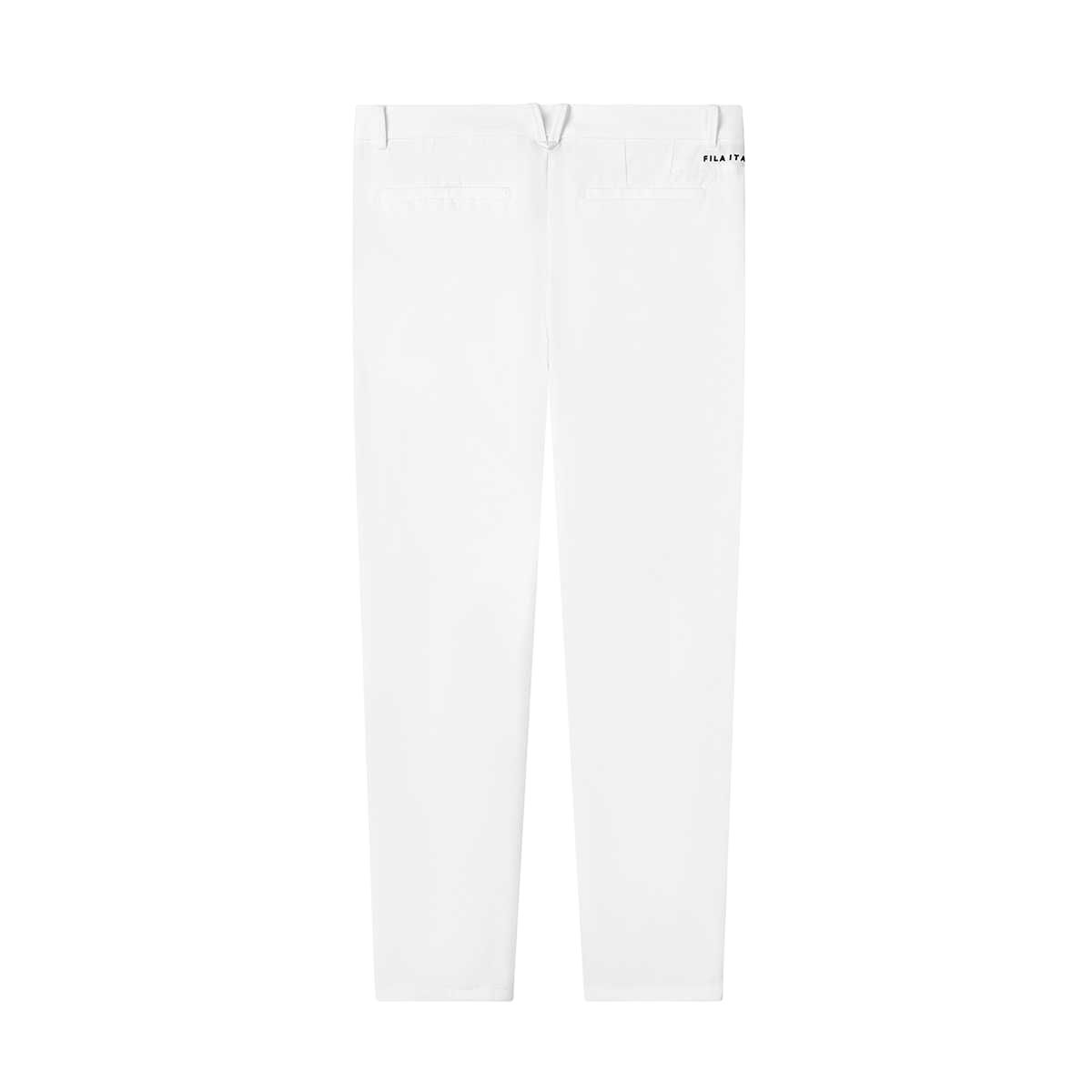 FILA Athletics Casual Pants Men s White Moderate Straight Fit Pants A11M135810F-WT XXL