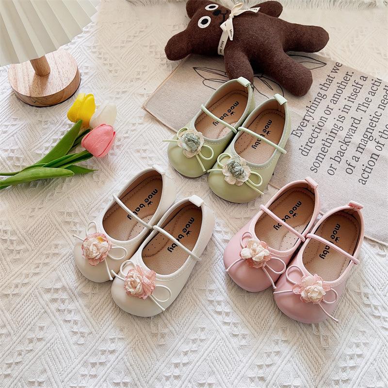 Summer Girls Shoes New Fashion Simple Child Shoe Non Slip Soft Soled Comfort Sandal Flat Simple Elegant Dance Princess Shoes