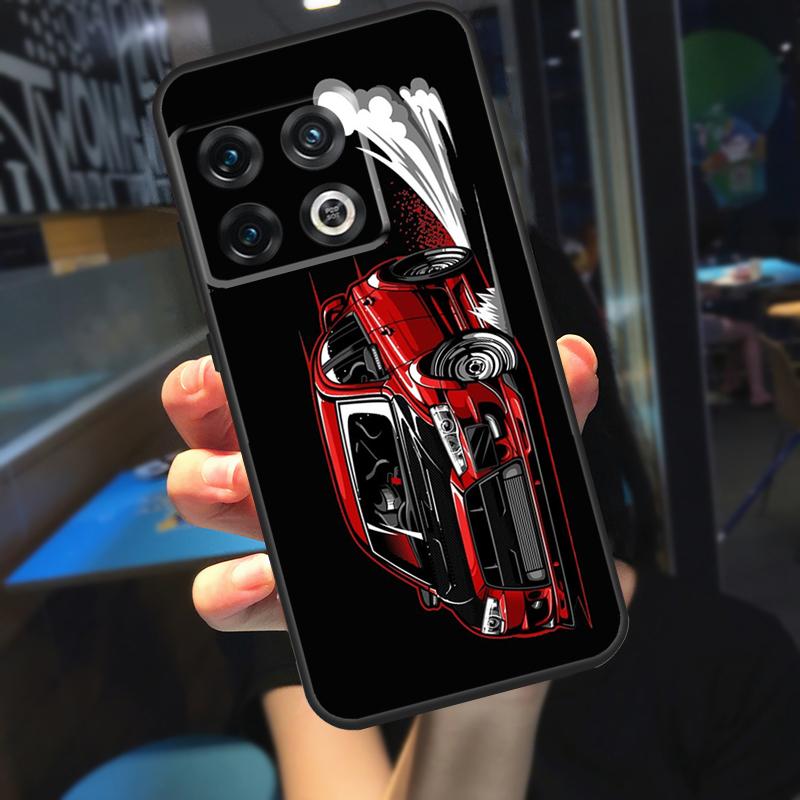 JDM Car Evo For OnePlus 9 10 Pro Ace 9RT 10T 8T Phone Case For OnePlus Nord 2T N10 N20 N300 CE 2 Lite