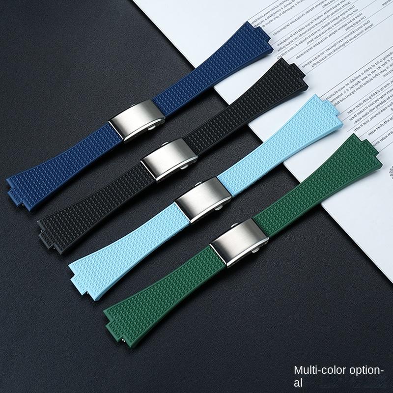 For 1853 Tissot PRX Fluororubber Strap T137 strap T137.410 T137.407 VITON Watch Band Bracelet 40mm T137407 t137410 Blue strap