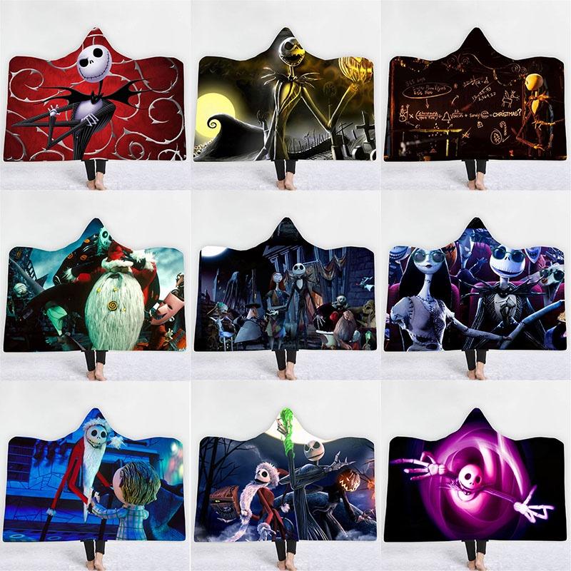 Cozy And Soft The Nightmare Before Christmas Hooded Blanket For Ultimate Comfort
