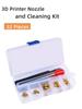 MK8 Brass Nozzle Engraving & Cleaning Needle Set for 3D Printers