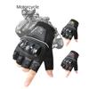 Unisex Halb-Finger Fahrradhandschuhe, Stoßfest Anti-Rutsch MTB Rennradhandschuhe, Atmungsaktiv Fingerlos Motorrad Reithandschuhe