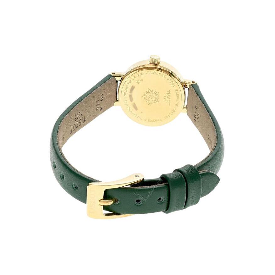 TISSOT Quartz Movement 100m Water Resistance Women's Watch Green Dial T140.009.36.091.00
