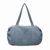 Solid Nylon Totes Bag Versatile Large Capacity Overlarge Drawsting Bag Light Weight Casual Women's Commutting