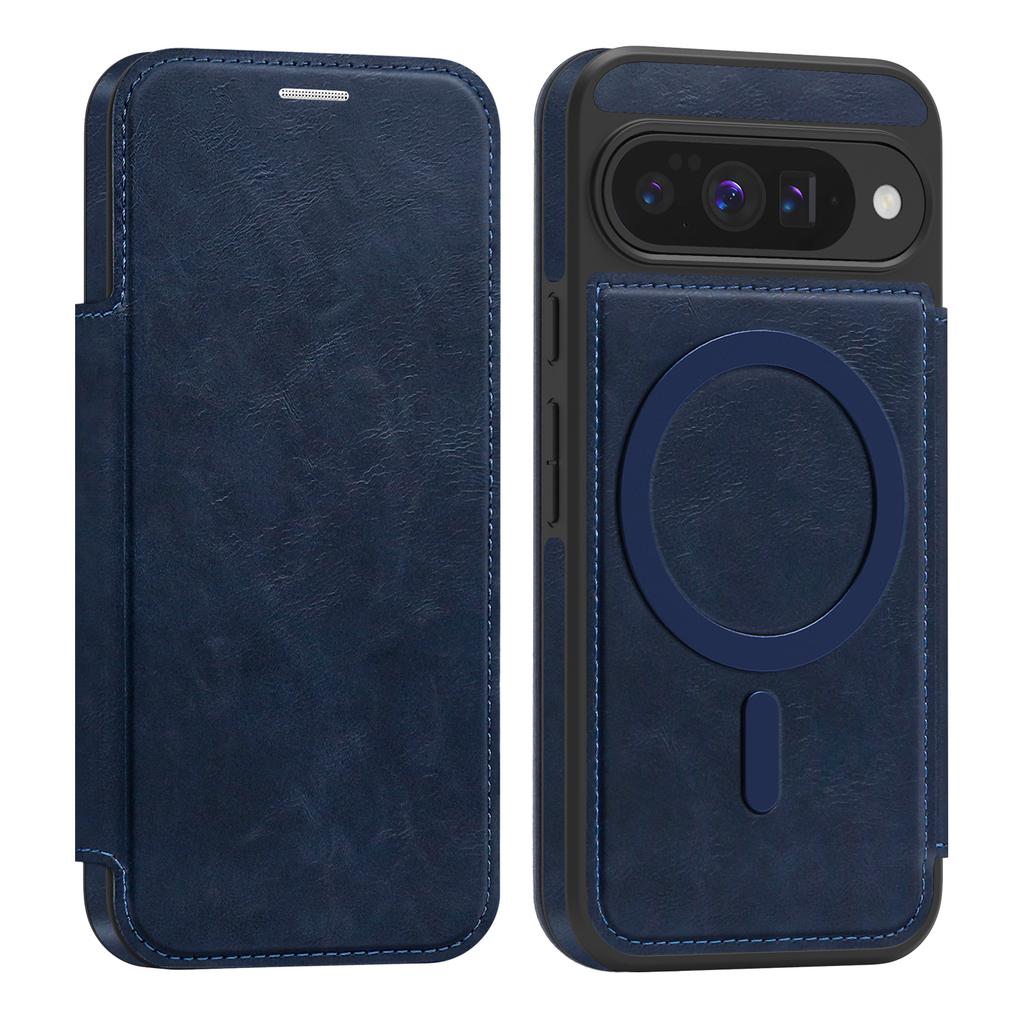 For Google Pixel 10/10 Pro Magnetic Case RFID Blocking Card Holder Leather Phone Cover