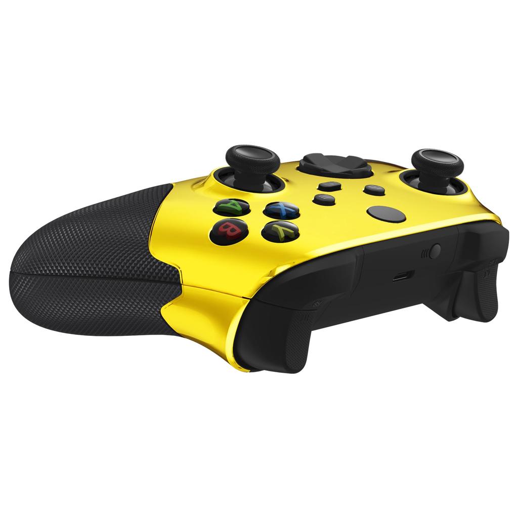 eXtremeRate Redesigned Grip Handle Faceplate for Xbox Core ASR Version Performance Rubberized Side Rail Grip Shell for Xbox Series X S Controllers