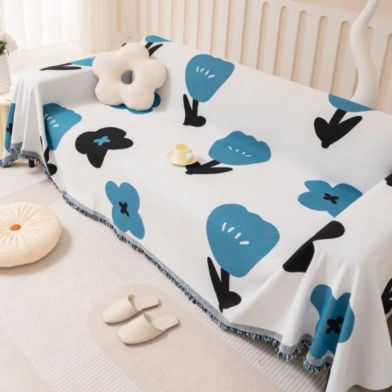 Tulip Sofa Cover Mat Funda Sofas Ajustables Throw Blanket Living Room Sofa Couple Position Modern Throw Camping Picnic Blanket