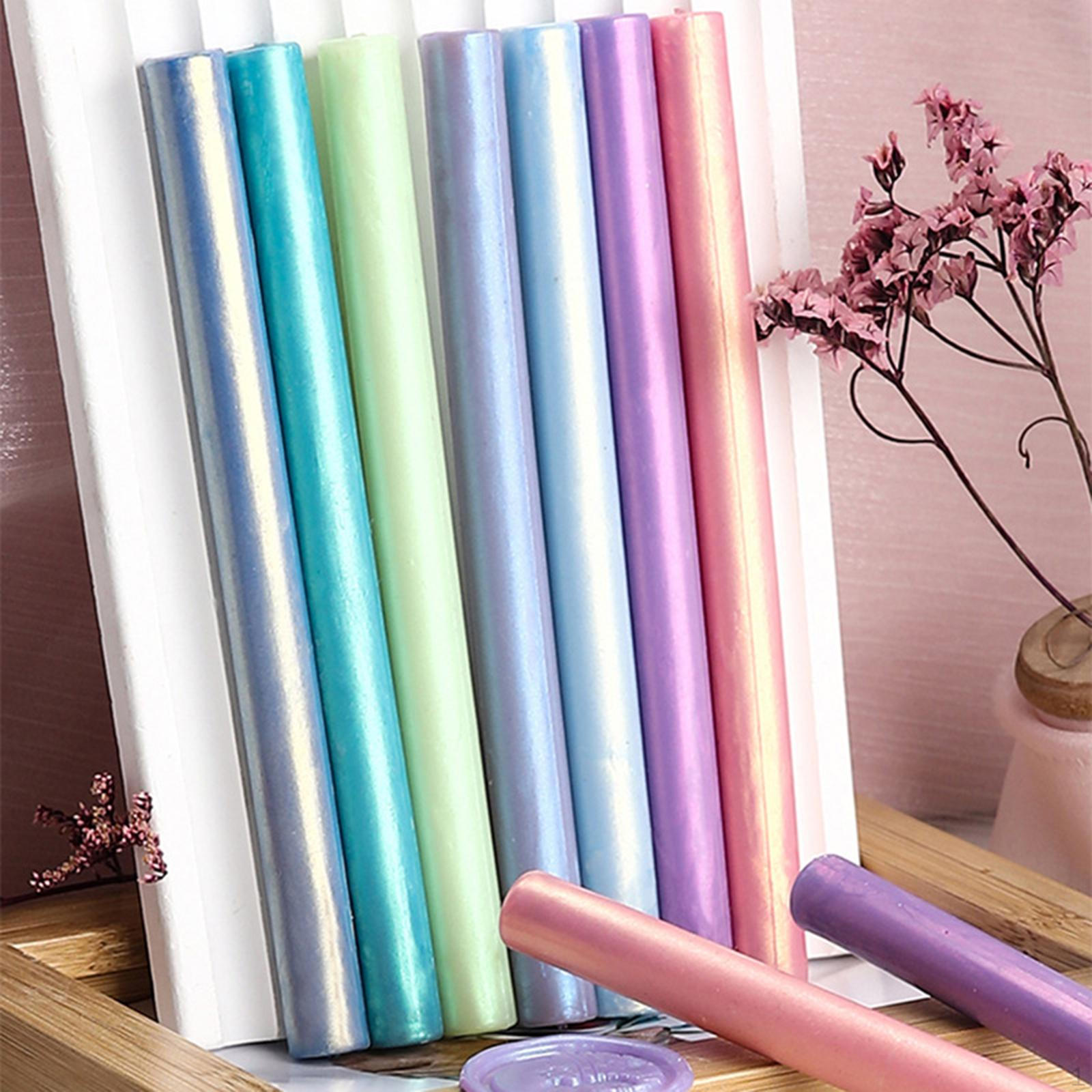 

Sealing Wax Sticks Retro Antique Multifunction Easy to Use Gift Practical Round DIY for Stamp
